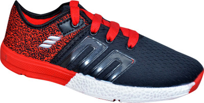 

YANSHU Boys & Girls Lace Sneakers(Red