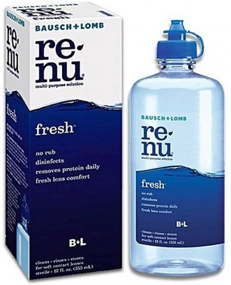 

ReNu Fresh Lens Comfort Removes Protein Daily Disinfects 355ml Len Water(355 ml)