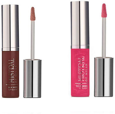 

mistral of milan silk shine romance and seductive lip gloss pack of 2(12 ml, mistral)
