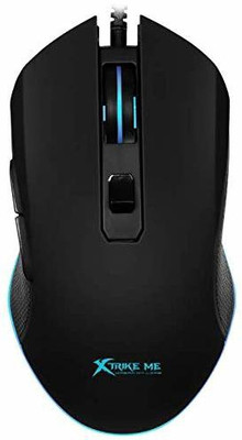 

Xtrike Me GM-408G 2400 DPI Wired USB Gaming Mouse, RGB Backlight, Optical Sensor, 6 Buttons, Braided USB Cable Wired Optical Gaming Mouse(USB 3.0, Black)