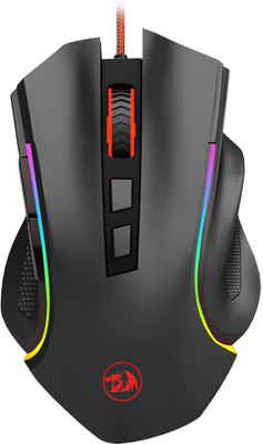 

Redragon M607 Griffin 7200 DPI RGB Gaming Mouse Wired Optical Gaming Mouse(USB 3.0, Black)