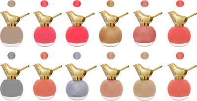 

HD Fashion Nail Polish Combo Multicolour(Pack of 12)