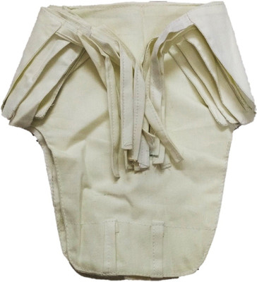NewJainTraders New Born Baby Pure Cotton Homemade Soft Langotis, Offwhite