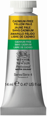 Winsor & Newton Professional Water Colour - Tube of 14 ML - Cadmium-Free Yellow Pale (907)(Set of 1, Cadmium-Free Yellow Pale)