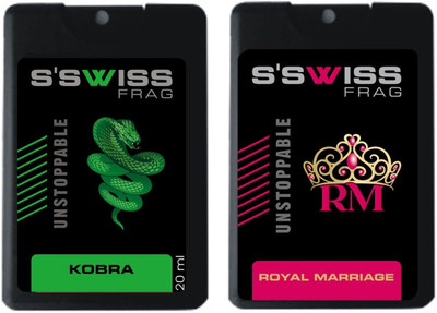 S'SWISS COMBO 2 PACK KOBRA AND ROYAL MARRIAGE Perfume - 40 ml(For Men & Women)
