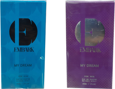 

Embark My Dream for Him & My Dream for Her (Pack of 2) Eau de Parfum - 60 ml(For Men & Women)