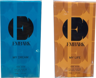 

Embark My Dream for Him & My Life for Him (Pack of 2) Eau de Parfum - 60 ml(For Men)