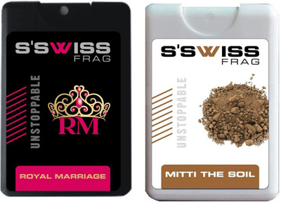 

S'SWISS COMBO 2 PACK ROYAL MARRIAGE AND MITTI THE SOIL Perfume - 40 ml(For Men & Women)