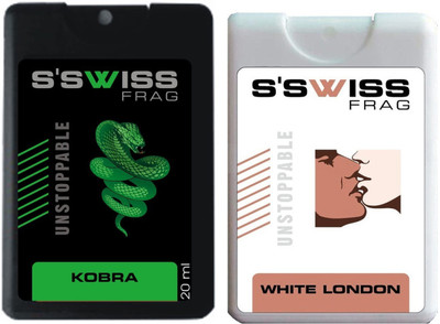 

S'SWISS COMBO 2 PACK KOBRA AND WHITE LONDON Perfume - 40 ml(For Men & Women)