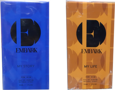 

Embark My Story for Him, My Life for Him (Pack of 2) Eau de Parfum - 60 ml(For Men)