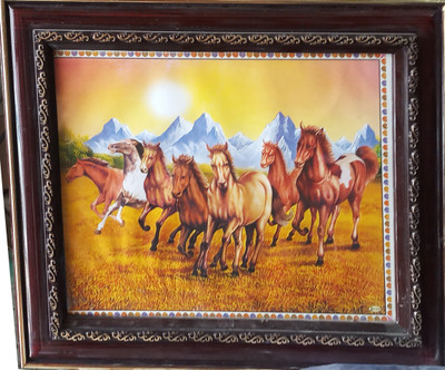 

Ajanta BHFA03042019 9 inch Decoration Frame(1 GB, Brown & Gold)