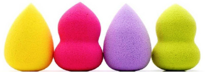 RTB Set of 4 Makeup Beauty Foundation Cream Powder Liquid Blender Spong Puff