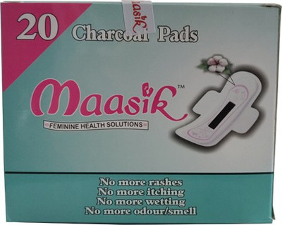 

maasik Active Carbon Charcoal Fiber Pads Sanitary Pad(Pack of 20)