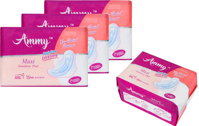 

Ammy Maxi Extra Long XXL Sanitary Pad(Pack of 60)