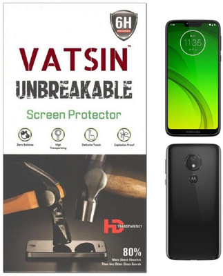 Vatsin Front and Back Screen Guard for Moto G7 Power(Pack of 1)