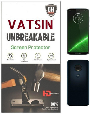 Vatsin Front and Back Screen Guard for Moto G7(Pack of 1)