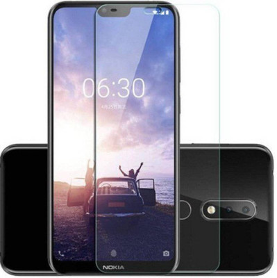 AJM Screen Guard for Nokia 6.1 Plus 0.26MM Matte Finish Anti Fingerprint HD Electroplated Scratch Resistant Screen Protector(Pack of 1)
