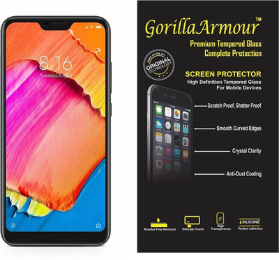 Gorilla Armour Tempered Glass Guard for Mi Redmi 6 pro(Pack of 1)