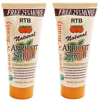 

RTB Natural Apri cot Scrub (pack of 2) Scrub(100 g)