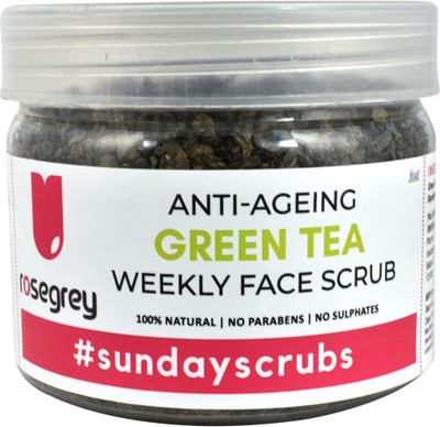 

Rosegrey Anti-Ageing Green Tea Sunday Scrub, Scrub(150 g)