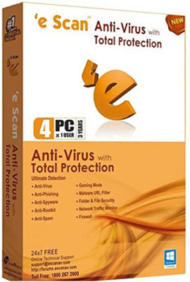 

ESCAN Anti-virus 3 User Lifetime Validity(CD/DVD)