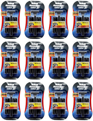 

Super Max smx3 12razor+ 120 blades(Pack of 12)