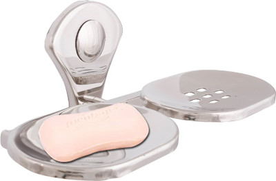 

Mclion Double Soap Case,Soap holder, Soap Dish, Soap Stand -Anti Rust-Corrosion Free(Glossy Finish, Grade 202 Stainless Steel)