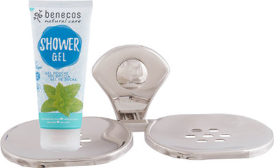 

Mclion Bathroom Double Soap Stand ,Soap holder, Soap Case, Soap dish -Anti Rust-Corrosion Free(Glossy Finish, Grade 202 Stainless Steel)