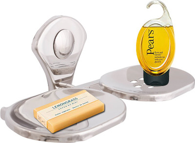 

Mclion Double Soap Box,Soap holder, Soap Case, Soap Stand-Anti Rust-Corrosion Free(Glossy Finish, Grade 202 Stainless Steel)