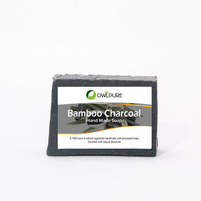 

Owlpure Natural Hand Made Charcoal Soap(100 g)
