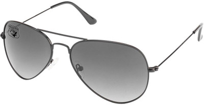 ROYAL SON Aviator Sunglasses(For Men, Black)