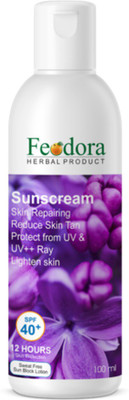 

feodora Herbal sunscream - SPF 40+ PA++(100 ml)