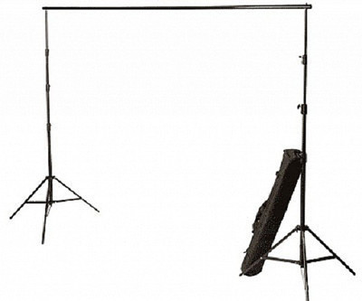 

SHOPEE Photography Backdrop Stand Kit Background Support System Kit Portable AND foldable With Bag Tripod Kit(Black, Supports Up to 10000 g)