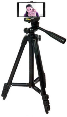 

Alafi Universal Adjustable Camera Stand With Three-Dimensional Head mobile Tripod (Black,Supports Up to 1800G) Tripod, Tripod Kit(Black, Supports Up to 1800 g)