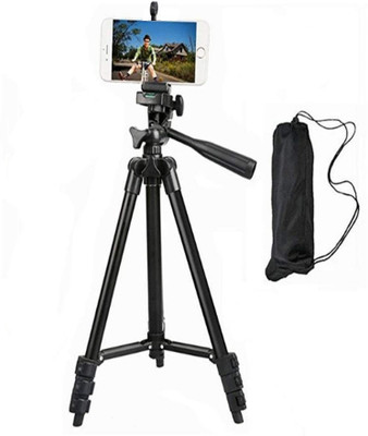 

LIFEMUSIC Lightweight Alu Tripod(Black, Supports Up to 1500 g)