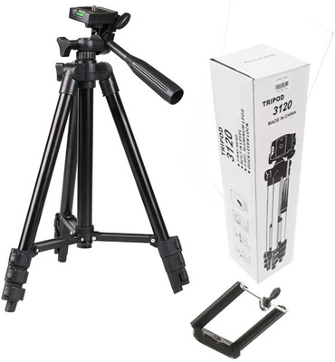 

LIFEMUSIC Best Quality Pro Tripod(Black, Supports Up to 1500 g)