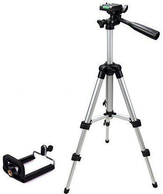 

Alafi Buy Tripod3110 Portable Aluminum With Quick Release Plate For phones Tripod (Silver,Supports Up to 1500G) Tripod, Tripod Kit(Silver, Supports Up to 1500 g)