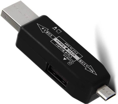 

Gabbar ™ Micro Usb OTG TF / SD Flash Memory CARD READER USB Adapter (Black) USB Adapter(Black)