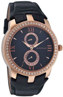 

Titan 1535WL02 Tycoon Watch - For Men