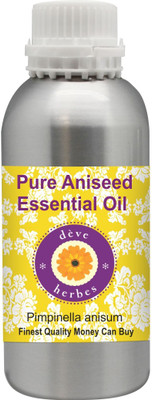

Deve Herbes Pure Aniseed Essential Oil (Pimpinella anisum) 100% Natural Therapeutic Grade Steam Distilled(300 ml)