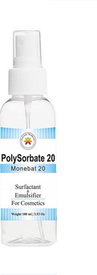 

Zenvista Meditech PolySorbate 20 Tween 20 Solubilizer Emulsifier Mixes Oil with Water(100 ml)