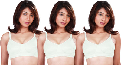 Selfcare Women T-Shirt Non Padded Bra(White)