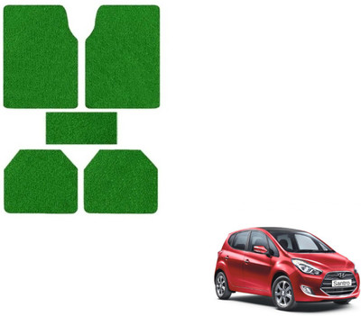 Auto Hub PVC (Polyvinyl Chloride), Plastic Standard Mat For  Hyundai Santro(Green)