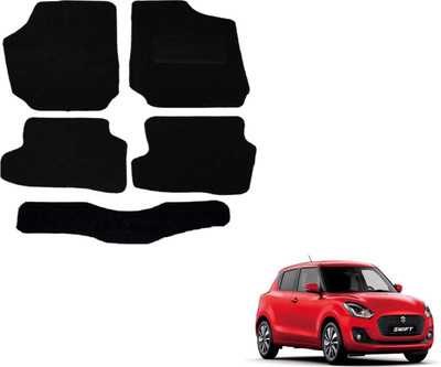Auto Hub Fabric Standard Mat For  Maruti Suzuki New Swift(Black)