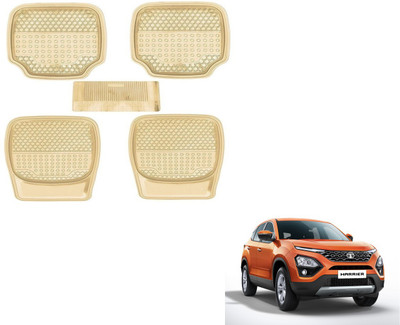 Auto Hub PVC (Polyvinyl Chloride), Plastic Standard Mat For  Tata NA(Beige)