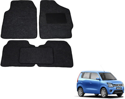 Auto Hub Fabric Standard Mat For  Maruti Suzuki WagonR(Black)