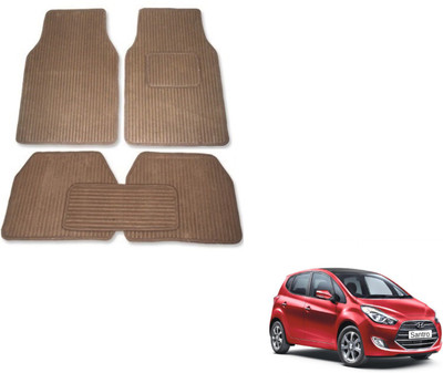 Auto Hub Fabric Standard Mat For  Hyundai Santro(Beige)
