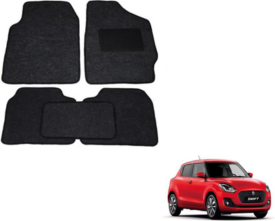 MOCKHE Fabric Standard Mat For  Maruti Suzuki New Swift(Black)