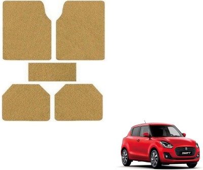 Auto Hub PVC (Polyvinyl Chloride), Plastic Standard Mat For  Maruti Suzuki New Swift(Beige)