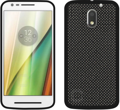 Case Creation Back Cover for Motorola Moto E3 Power(Black, Grip Case, Silicon)